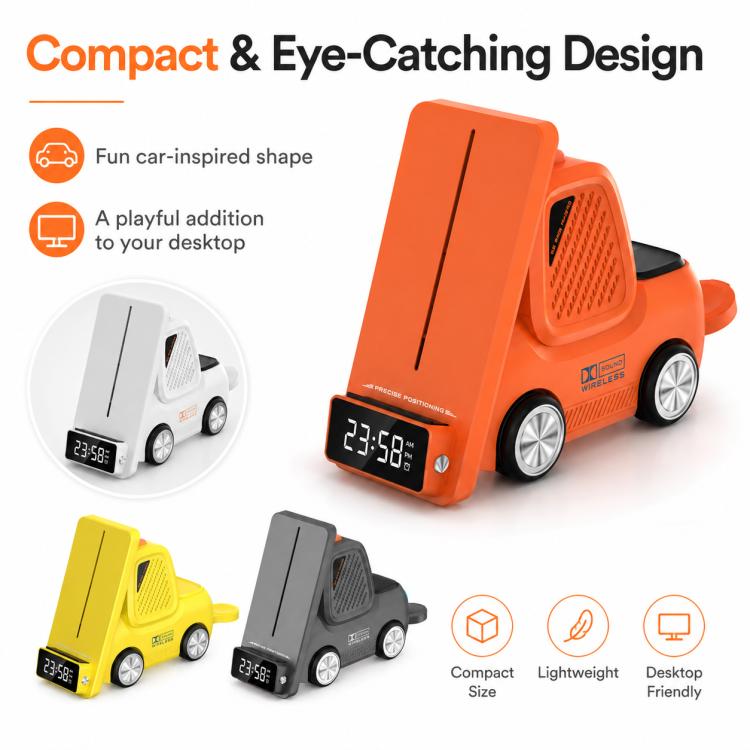 Caricabatterie wireless multifunzionale 6 in 1 con supporto da sc