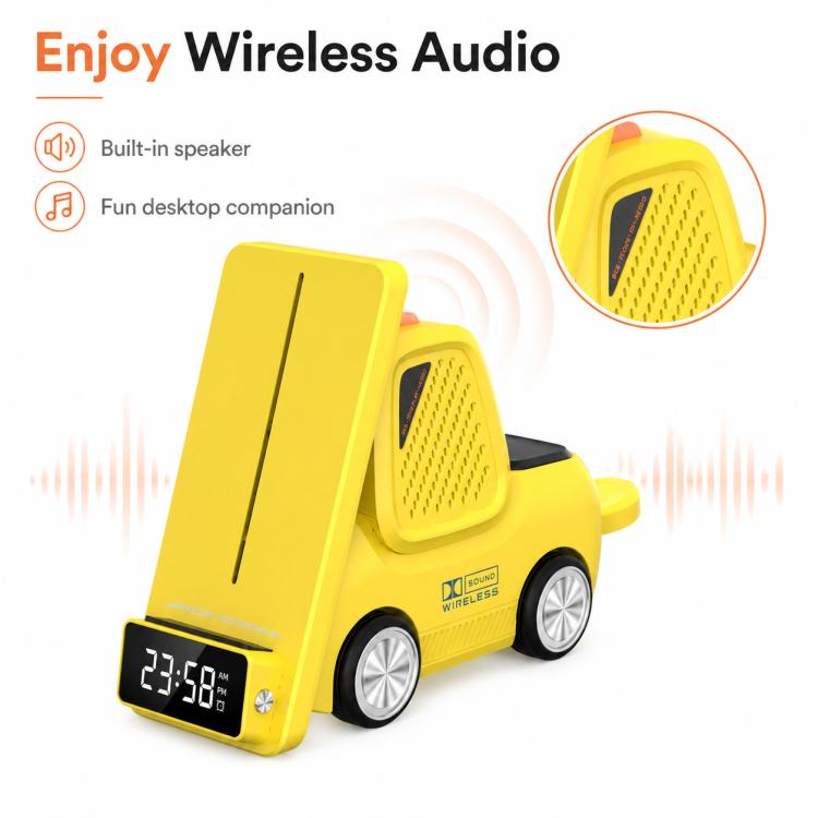 Caricabatterie wireless multifunzionale 6 in 1 con supporto da sc