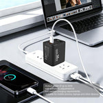 Caricabatterie rapido 35W con display digitale USB e Type-C