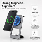 Supporto ricarica wireless magnetico 15W pieghevole