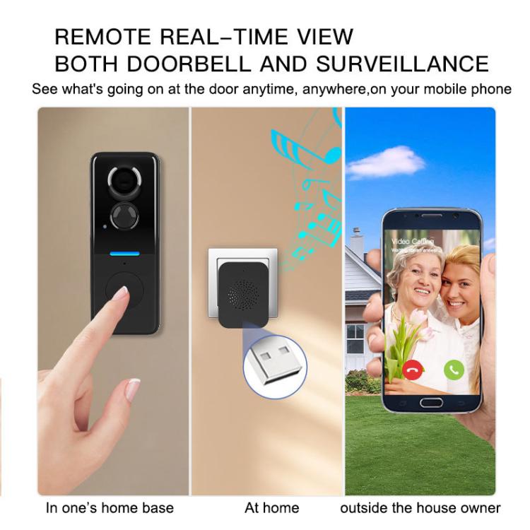 Videocitofono intelligente HD da 1 MP con funzione graffiti, sensore di movimento PIR e audio bidirezionale.