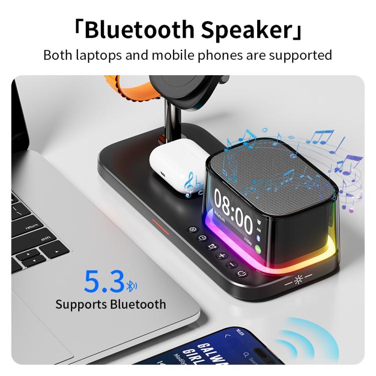 Caricabatterie wireless magnetico 5 in 1 C09 Plus