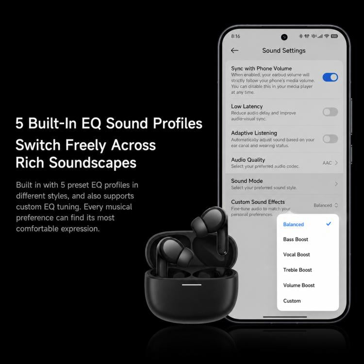 Auricolari Bluetooth Xiaomi Redmi Buds 8 con riduzione rumore