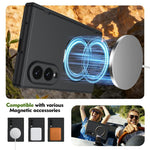 Supporto ad anello magnetico girevole, cerniera, custodia per telefono con pellicola integrata, For  Galaxy Z Fold8 5G, For Galaxy Z Fold8 Ultra 5G, For Galaxy Z Flip8 5G, For Galaxy Z Fold7 5G