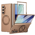 Supporto ad anello magnetico girevole, cerniera, custodia per telefono con pellicola integrata, For  Galaxy Z Fold8 5G, For Galaxy Z Fold8 Ultra 5G, For Galaxy Z Flip8 5G, For Galaxy Z Fold7 5G