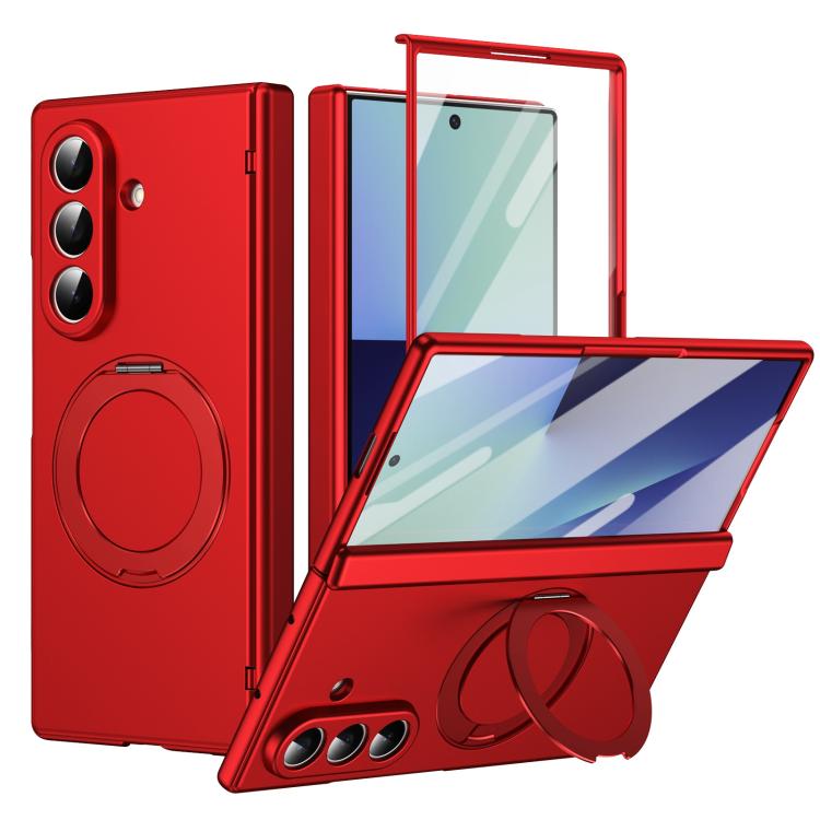 Supporto ad anello magnetico girevole, cerniera, custodia per telefono con pellicola integrata, For  Galaxy Z Fold8 5G, For Galaxy Z Fold8 Ultra 5G, For Galaxy Z Flip8 5G, For Galaxy Z Fold7 5G