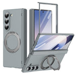 Supporto ad anello magnetico girevole, cerniera, custodia per telefono con pellicola integrata, For Galaxy Z Flip7 5G, For Galaxy Z Flip6 5G, For Galaxy Z Fold6 5G, For Galaxy Z Fold5 5G