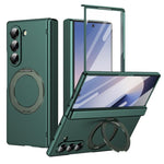 Supporto ad anello magnetico girevole, cerniera, custodia per telefono con pellicola integrata, For Galaxy Z Flip7 5G, For Galaxy Z Flip6 5G, For Galaxy Z Fold6 5G, For Galaxy Z Fold5 5G