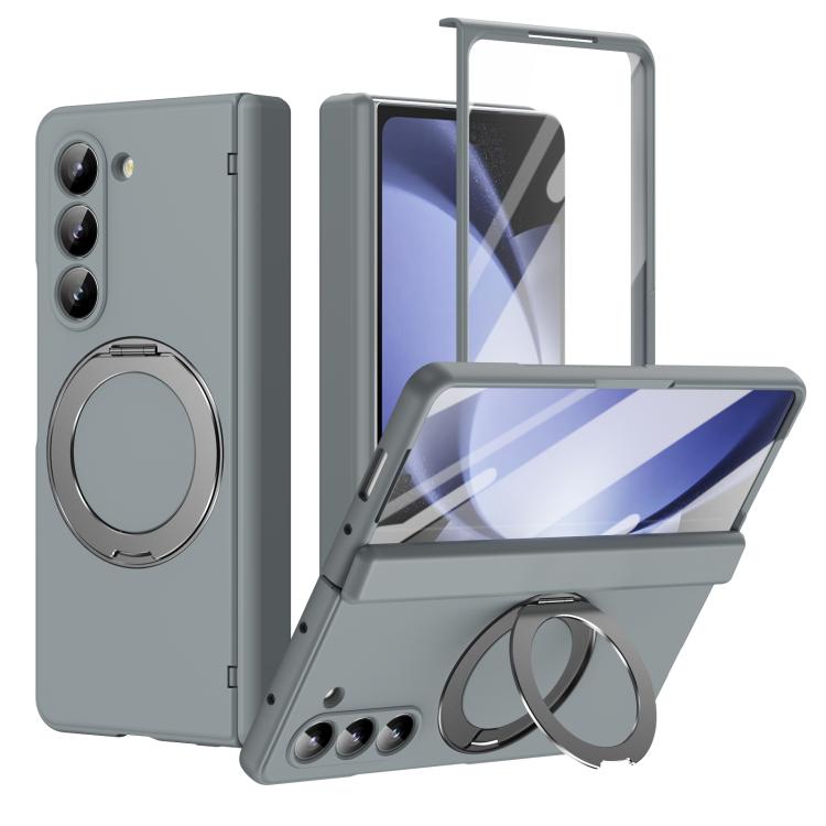 Supporto ad anello magnetico girevole, cerniera, custodia per telefono con pellicola integrata, For Galaxy Z Flip7 5G, For Galaxy Z Flip6 5G, For Galaxy Z Fold6 5G, For Galaxy Z Fold5 5G