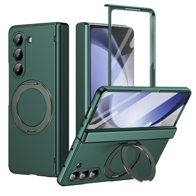 Supporto ad anello magnetico girevole, cerniera, custodia per telefono con pellicola integrata, For Galaxy Z Flip7 5G, For Galaxy Z Flip6 5G, For Galaxy Z Fold6 5G, For Galaxy Z Fold5 5G