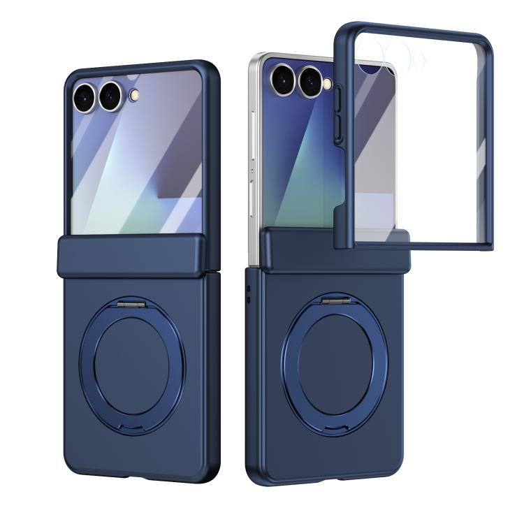 Supporto ad anello magnetico girevole, cerniera, custodia per telefono con pellicola integrata, For Galaxy Z Flip7 5G, For Galaxy Z Flip6 5G, For Galaxy Z Fold6 5G, For Galaxy Z Fold5 5G