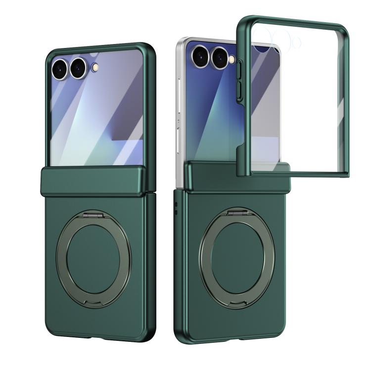 Supporto ad anello magnetico girevole, cerniera, custodia per telefono con pellicola integrata, For Galaxy Z Flip7 5G, For Galaxy Z Flip6 5G, For Galaxy Z Fold6 5G, For Galaxy Z Fold5 5G