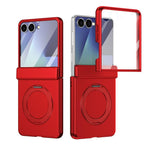 Supporto ad anello magnetico girevole, cerniera, custodia per telefono con pellicola integrata, For Galaxy Z Flip7 5G, For Galaxy Z Flip6 5G, For Galaxy Z Fold6 5G, For Galaxy Z Fold5 5G