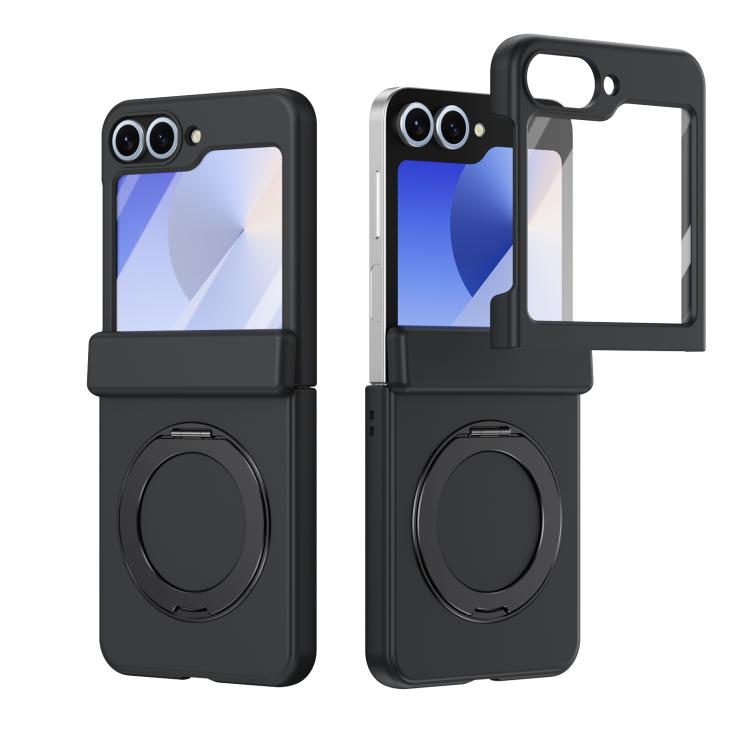 Supporto ad anello magnetico girevole, cerniera, custodia per telefono con pellicola integrata, For Galaxy Z Flip7 5G, For Galaxy Z Flip6 5G, For Galaxy Z Fold6 5G, For Galaxy Z Fold5 5G