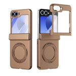 Supporto ad anello magnetico girevole, cerniera, custodia per telefono con pellicola integrata, For Galaxy Z Flip7 5G, For Galaxy Z Flip6 5G, For Galaxy Z Fold6 5G, For Galaxy Z Fold5 5G