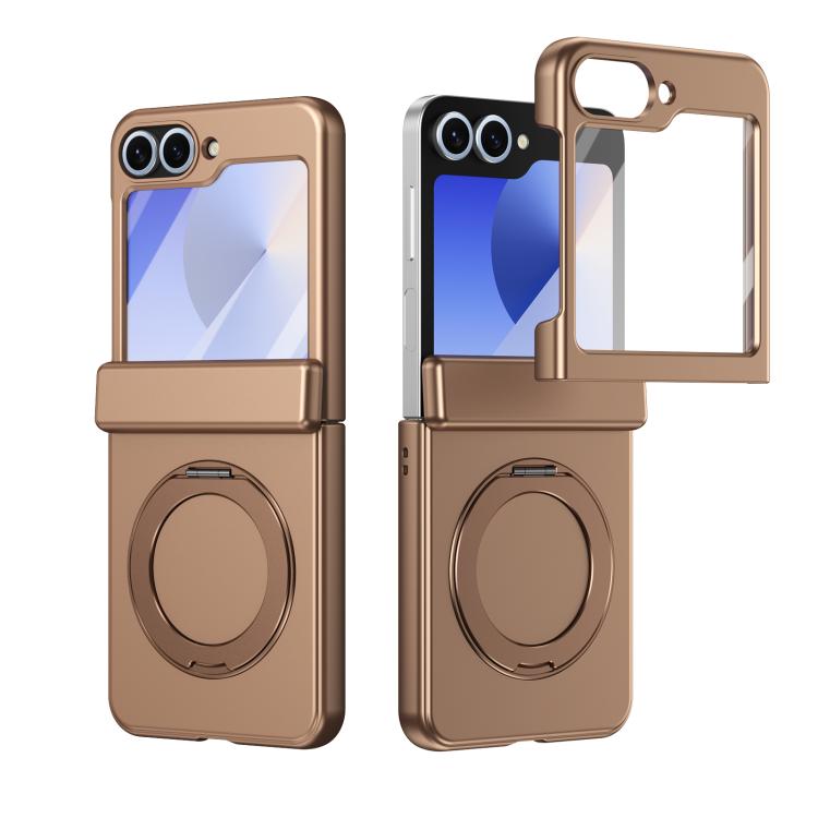 Supporto ad anello magnetico girevole, cerniera, custodia per telefono con pellicola integrata, For Galaxy Z Flip7 5G, For Galaxy Z Flip6 5G, For Galaxy Z Fold6 5G, For Galaxy Z Fold5 5G