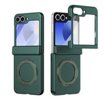 Supporto ad anello magnetico girevole, cerniera, custodia per telefono con pellicola integrata, For Galaxy Z Flip7 5G, For Galaxy Z Flip6 5G, For Galaxy Z Fold6 5G, For Galaxy Z Fold5 5G
