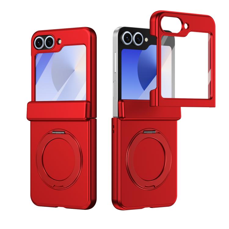 Supporto ad anello magnetico girevole, cerniera, custodia per telefono con pellicola integrata, For Galaxy Z Flip7 5G, For Galaxy Z Flip6 5G, For Galaxy Z Fold6 5G, For Galaxy Z Fold5 5G