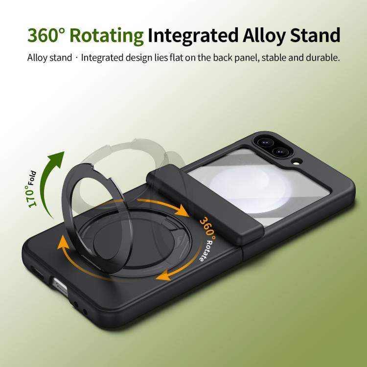 Supporto ad anello magnetico girevole, cerniera, custodia per telefono con pellicola integrata, For Galaxy Z Flip5 5G, For Galaxy Z Fold4 5G, For Galaxy Z Fold3 5G