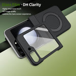 Supporto ad anello magnetico girevole, cerniera, custodia per telefono con pellicola integrata, For Galaxy Z Flip5 5G, For Galaxy Z Fold4 5G, For Galaxy Z Fold3 5G