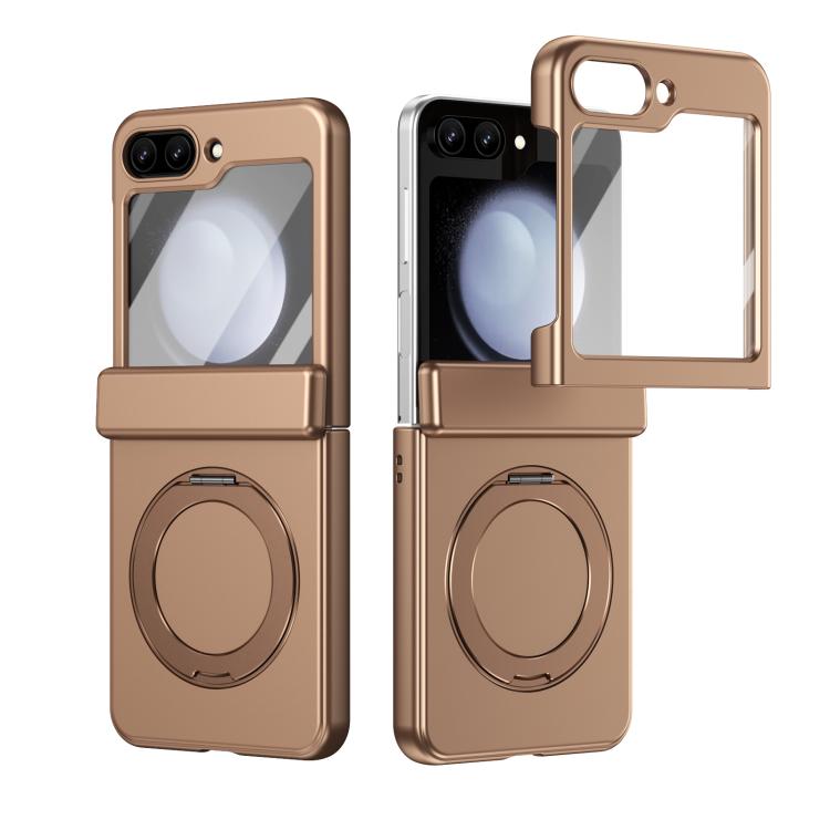 Supporto ad anello magnetico girevole, cerniera, custodia per telefono con pellicola integrata, For Galaxy Z Flip5 5G, For Galaxy Z Fold4 5G, For Galaxy Z Fold3 5G