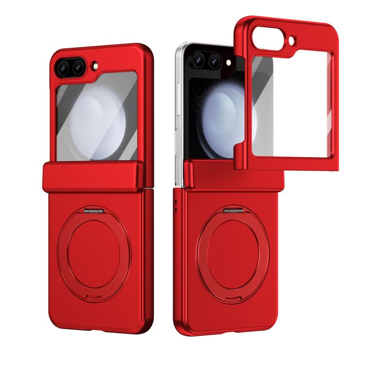 Supporto ad anello magnetico girevole, cerniera, custodia per telefono con pellicola integrata, For Galaxy Z Flip5 5G, For Galaxy Z Fold4 5G, For Galaxy Z Fold3 5G