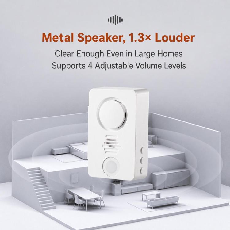 XY-805 Campanello wireless impermeabile con volume regolabile, dispositivo di chiamata per anziani, 1 Transmitter + 1 Receiver, 1 Transmitter + 2 Receiver, 2 Transmitter + 1 Receiver