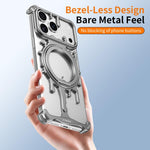 Custodia magnetica con supporto girevole per iPhone