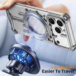 Custodia magnetica con supporto girevole per iPhone