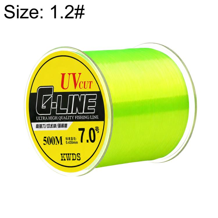 Filo da pesca principale in monofilo di nylon ad alta resistenza da 500 m, 0.8#, 1.0#, 1.2#, 1.5#