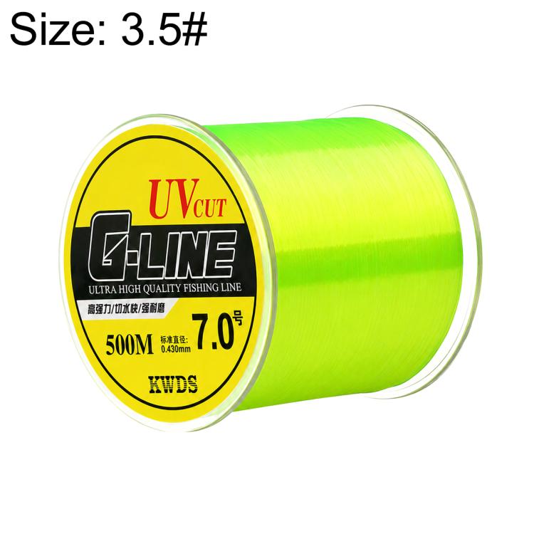 Filo da pesca principale in monofilo di nylon ad alta resistenza da 500 m, 2.0#, 2.5#, 3.0#, 3.5#