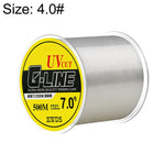 Filo da pesca principale in monofilo di nylon ad alta resistenza da 500 m, 4.0#, 5.0#, 6.0#, 7.0#