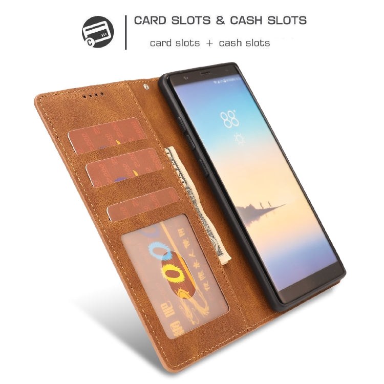 Custodia portafoglio in pelle PU per Samsung Galaxy Note 8