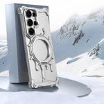 Custodia magnetica per telefono J TRIBE Glacier Series con supporto girevole a 360 gradi per un raffreddamento ottimale., For Galaxy S26 Ultra 5G, For Galaxy S25 Ultra 5G