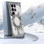 Custodia magnetica per telefono J TRIBE Glacier Series con supporto girevole a 360 gradi per un raffreddamento ottimale., For Galaxy S26 Ultra 5G, For Galaxy S25 Ultra 5G