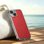 Custodia magnetica in ecopelle per iPhone 14 e 15