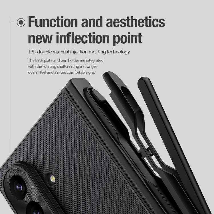NILLKIN Custodia magnetica MagSafe pieghevole in PC + TPU satinato con stilo, For Galaxy Z Fold8 Ultra 5G