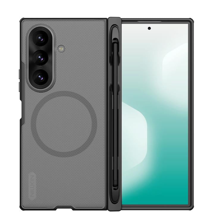 NILLKIN Custodia magnetica MagSafe pieghevole in PC + TPU satinato con stilo, For Galaxy Z Fold8 Ultra 5G