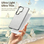 Custodia per telefono magnetica in ecopelle con texture a rombi, For Galaxy S26 Ultra 5G, For Galaxy S25 Ultra 5G, For Galaxy S24 Ultra 5G, For Galaxy S23 Ultra 5G