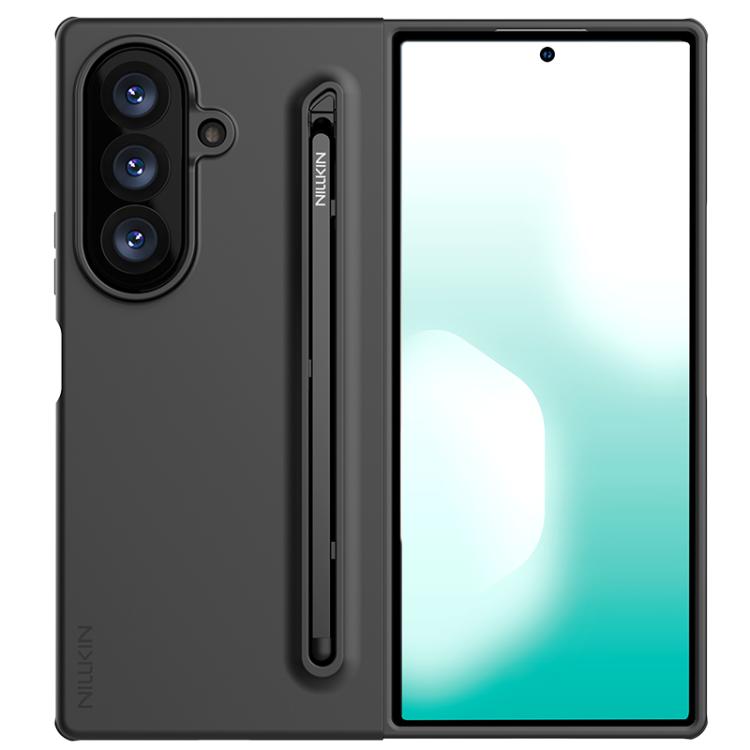 Custodia per telefono NILLKIN Fold in silicone liquido per PC con stilo, For Galaxy Z Fold8 Ultra 5G