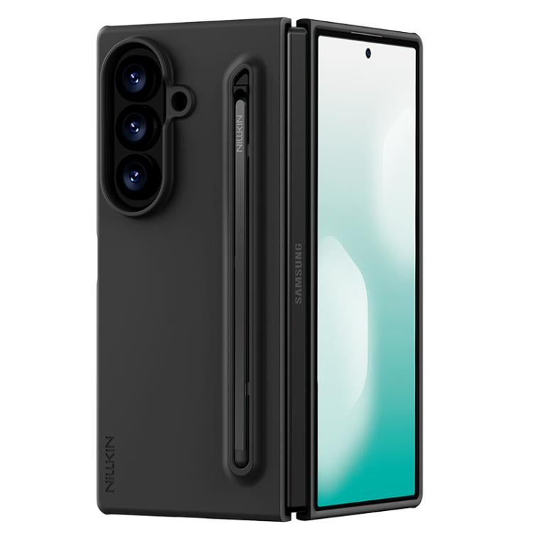 Custodia per telefono NILLKIN Fold in silicone liquido per PC con stilo, For Galaxy Z Fold8 Ultra 5G
