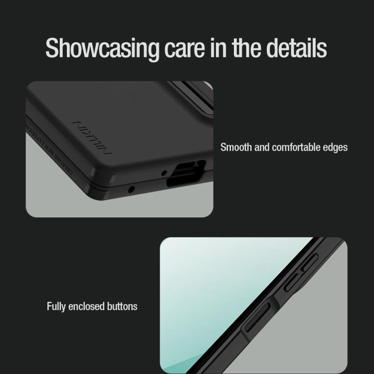 Custodia per telefono NILLKIN Fold in silicone liquido per PC con stilo, For Galaxy Z Fold8 Ultra 5G