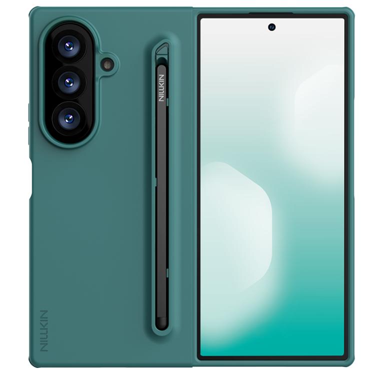Custodia per telefono NILLKIN Fold in silicone liquido per PC con stilo, For Galaxy Z Fold8 Ultra 5G