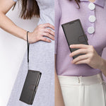 Custodia portafoglio in ecopelle per iPhone 17 Pro Max