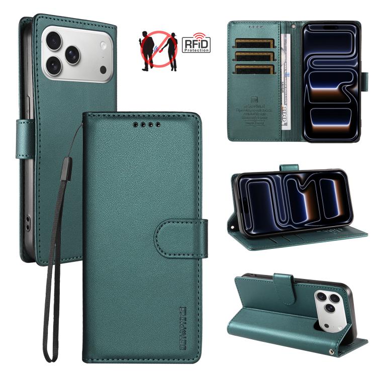 Custodia portafoglio in ecopelle per iPhone 17 Pro Max
