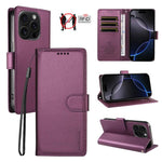 Custodia portafoglio in ecopelle vegana per iPhone 16 Pro Max