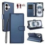 Custodia portafoglio in ecopelle vegana per iPhone 16 Pro Max