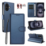 Custodia portafoglio in ecopelle vegana per iPhone 16 Pro Max