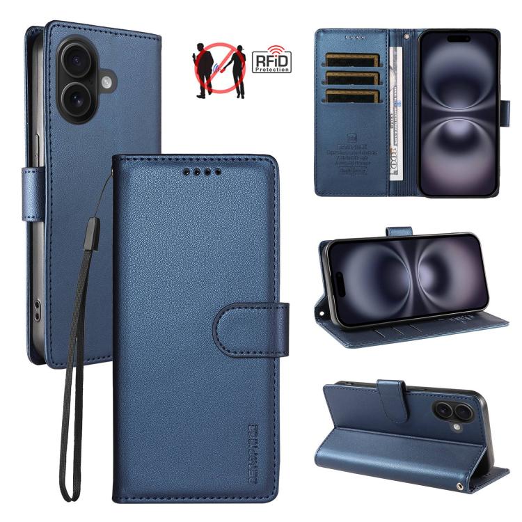 Custodia portafoglio in ecopelle vegana per iPhone 16 Pro Max