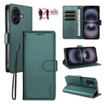Custodia portafoglio in ecopelle vegana per iPhone 16 Pro Max